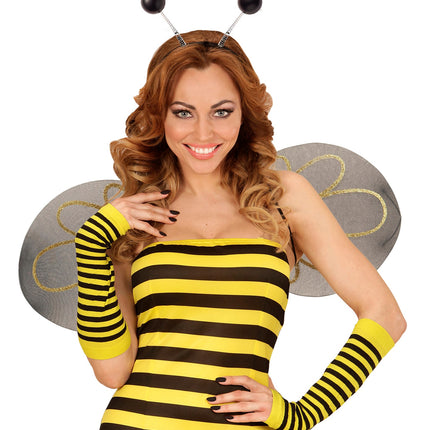 Widmann SRL Hoofdband voelsprieten zwart