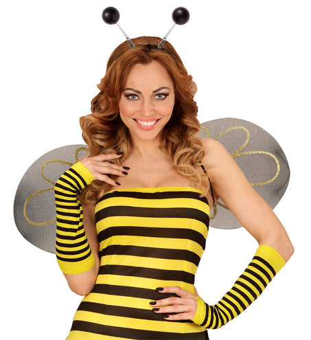 Widmann SRL Hoofdband voelsprieten zwart