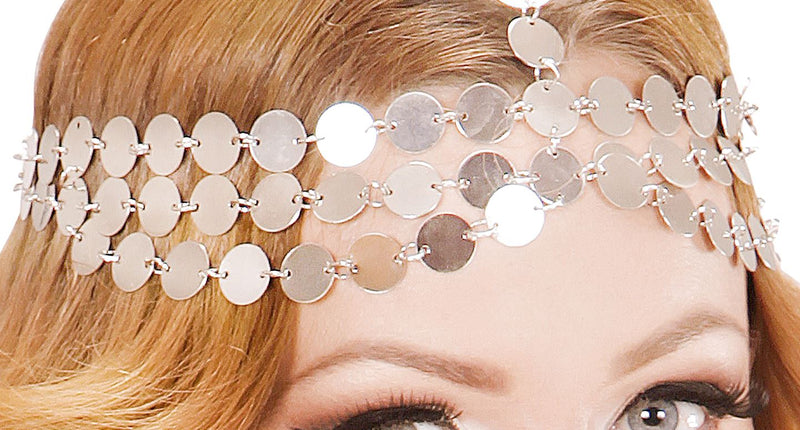 Widmann SRL Hoofdversiering met zilveren muntjes