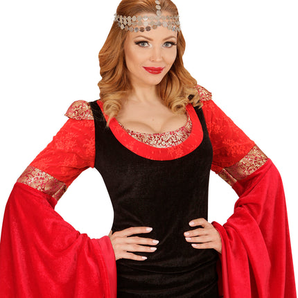 Widmann SRL Hoofdversiering met zilveren muntjes