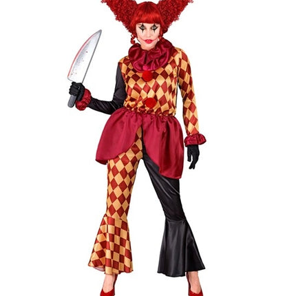 Widmann SRL Horror clown kostuum Sara dames