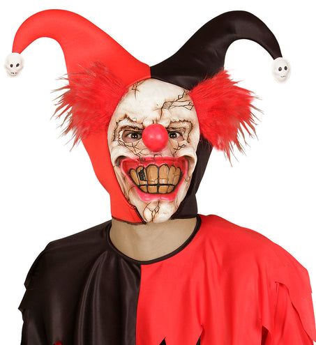 Widmann SRL Horror clown masker halfgezicht
