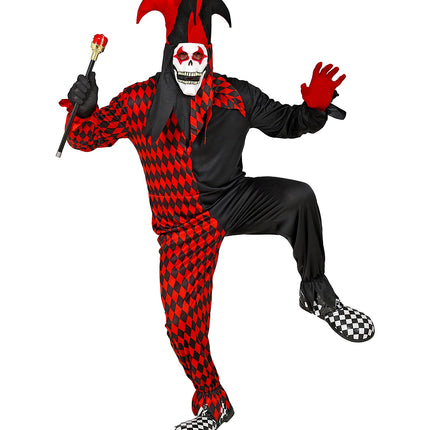 Widmann SRL Horror harlekijnspak griezel