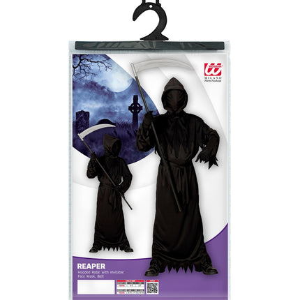 Widmann SRL Horror pak zwarte griezel magere hein