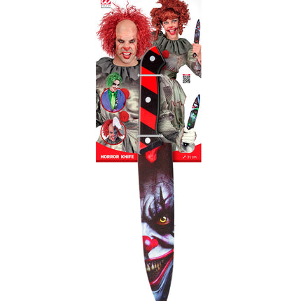 Widmann SRL Horrorclown mes met bloed