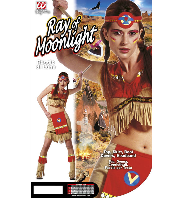 Widmann SRL Indiaan kostuum dames "Ray of Moonlight"