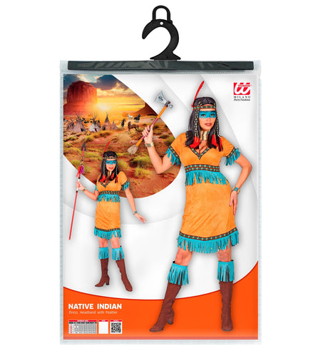 Widmann SRL Indianen jurk dames Fleur