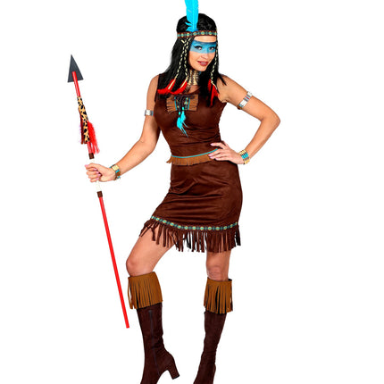 Widmann SRL Indianen jurk deluxe voor vrouwen