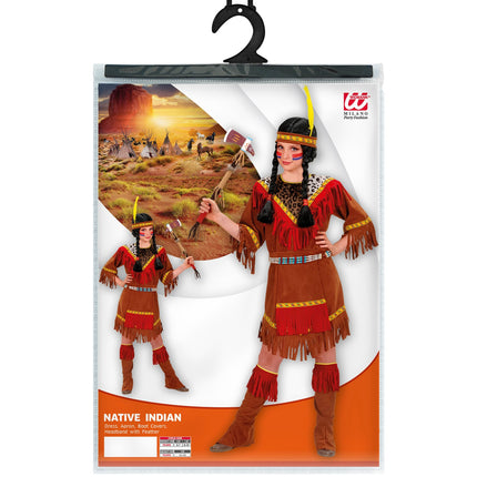 Widmann SRL Indianen jurk Jamy kinderen