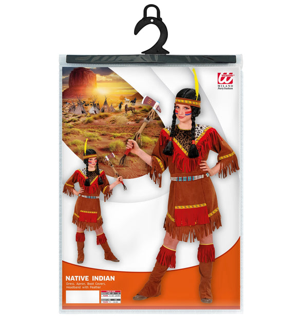 Widmann SRL Indianen jurk Jamy kinderen