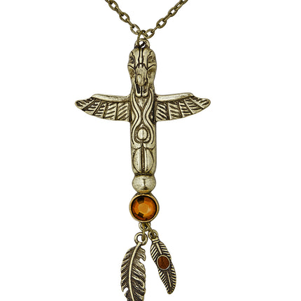 Widmann SRL Indianen ketting totempaal