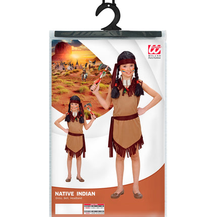 Widmann SRL Indianen kostuum Inka meisje