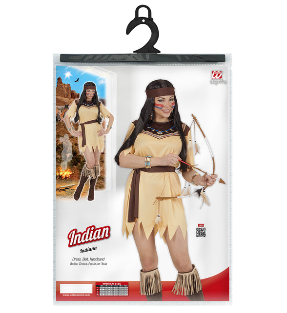 Widmann SRL Indianen outfit Abiona voor dames