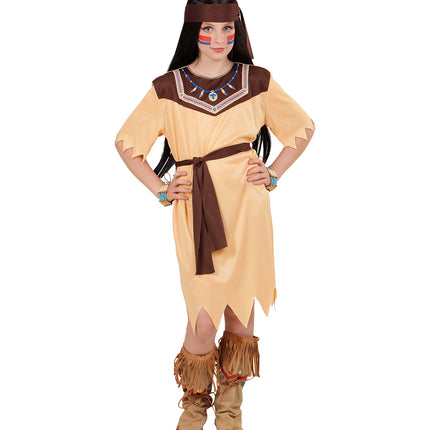 Widmann SRL Indianen outfit Alna voor meiden