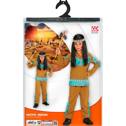 Widmann SRL Indianen pak kind Luuk