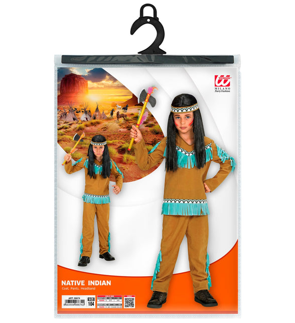 Widmann SRL Indianen pak kind Luuk