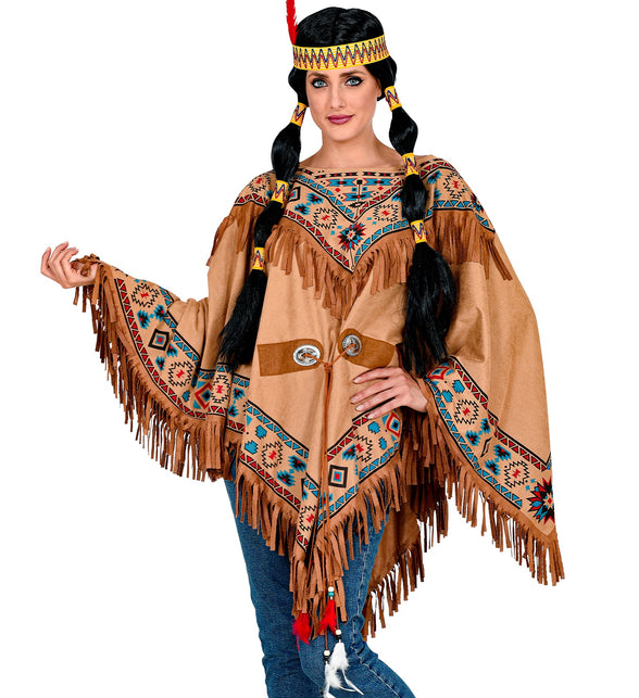 Widmann SRL Indianen poncho inheems