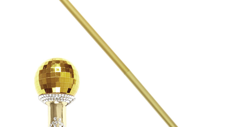 Widmann SRL Inklapbare gouden pimp stokken