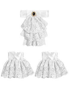 Widmann SRL Jabot met manchetten