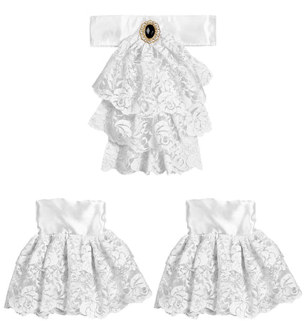 Widmann SRL Jabot met manchetten