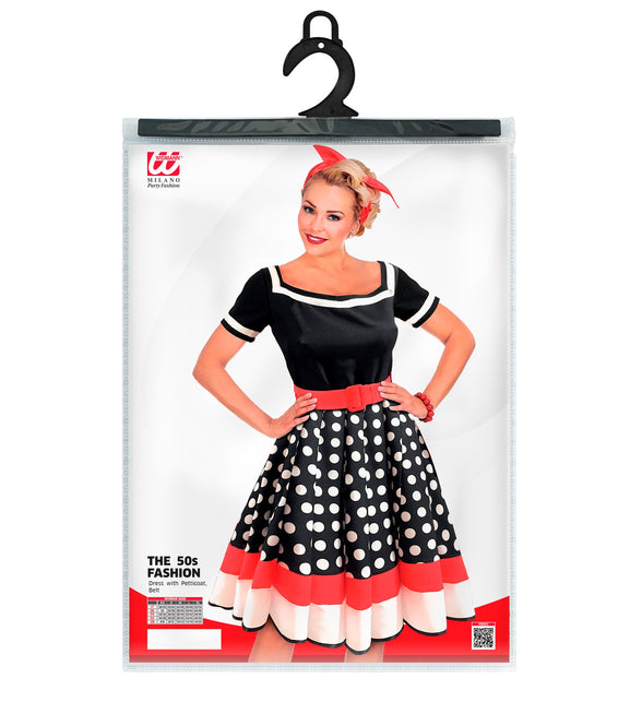 Widmann SRL Jaren 50 jurk Dolly blauw