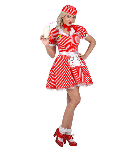 Widmann SRL Jaren 50 serveersters jurk