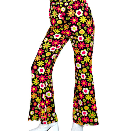 Widmann SRL Jaren 70 broek flowers dames