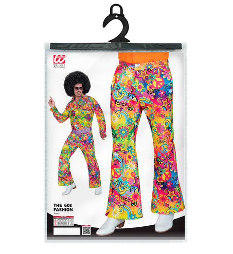 Widmann SRL Jaren 70 broek love&peace heren