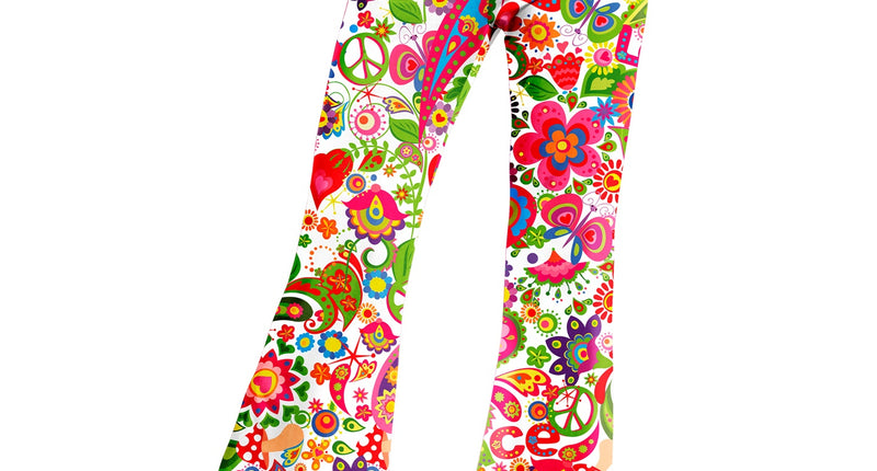 Widmann SRL Jaren 70 broek peace party dames