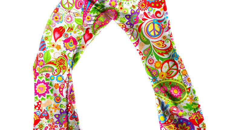 Widmann SRL Jaren 70 broek peace party heren