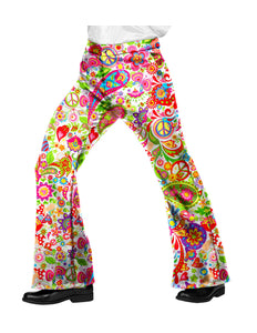 Widmann SRL Jaren 70 broek peace party heren