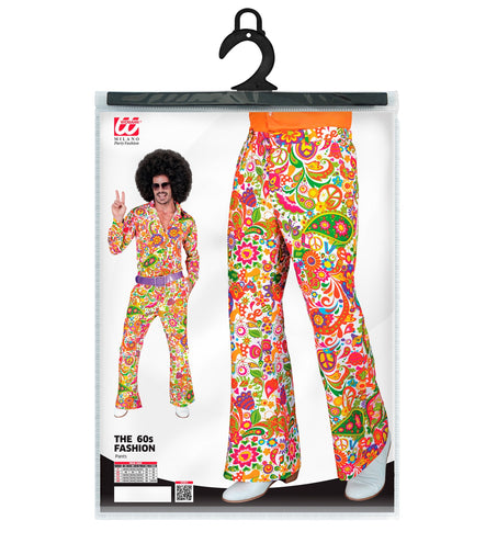 Widmann SRL Jaren 70 broek peace party heren