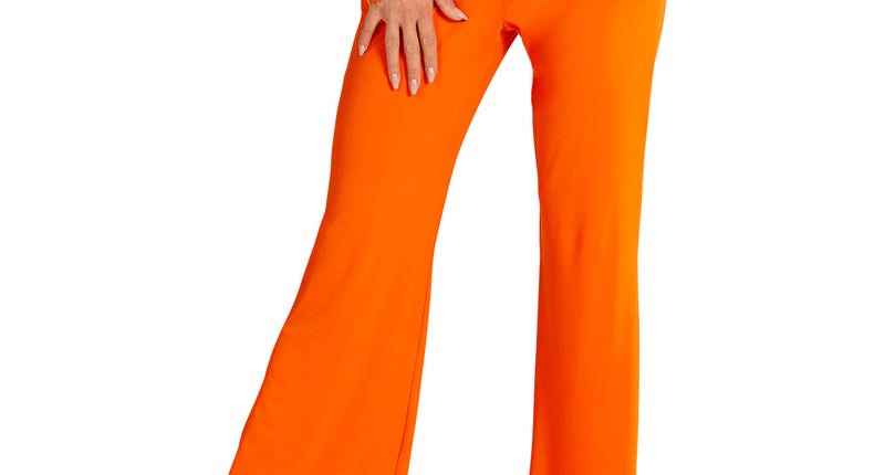 Widmann SRL Jaren 70 disco broek Groovy oranje