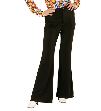 Widmann SRL Jaren 70 disco broek Groovy zwart