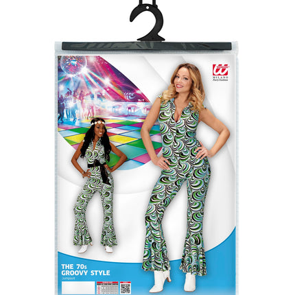 Widmann SRL Jaren 70 jumpsuit groovy waves