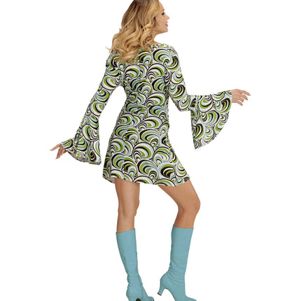 Widmann SRL Jaren 70 jurkje groovy waves