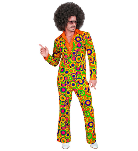 Widmann SRL Jaren 70 kostuum groovy cirkels