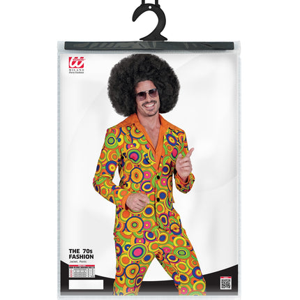 Widmann SRL Jaren 70 kostuum groovy cirkels