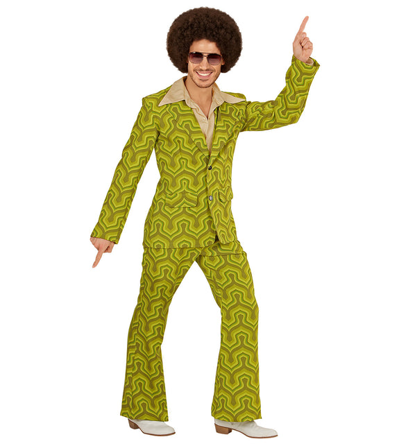 Widmann SRL Jaren 70 kostuum groovy groen