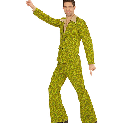 Widmann SRL Jaren 70 kostuum groovy groen