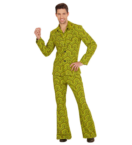 Widmann SRL Jaren 70 kostuum groovy groen