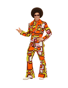 Widmann SRL Jaren 70 kostuum groovy vlakken