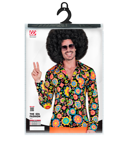 Widmann SRL Jaren 70 shirt bloemenfeest heren