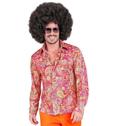 Widmann SRL Jaren 70 shirt paisley heren