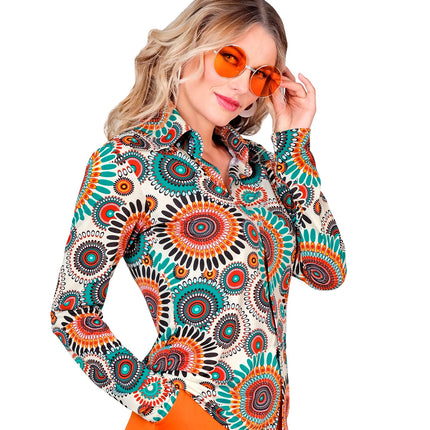 Widmann SRL Jaren 70 shirt vintage dames