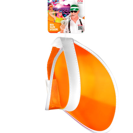 Widmann SRL Jaren 80 zonneklep oranje