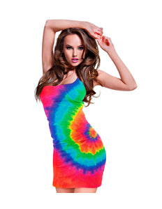 Widmann SRL Jurk tie dye  neon