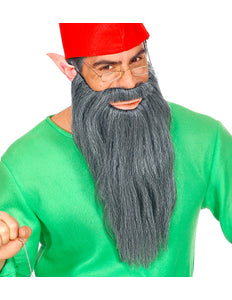 Widmann SRL Kabouter baard met snor grijs