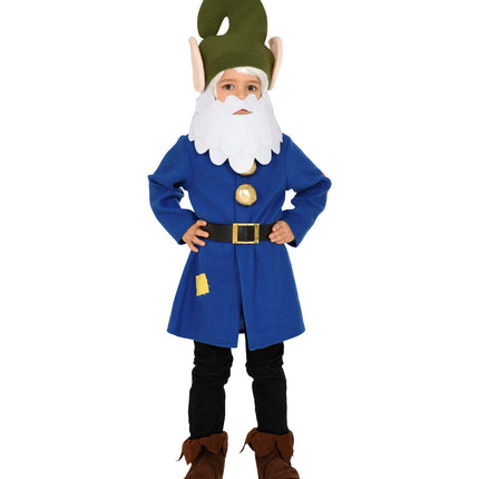 Widmann SRL Kabouter pak blauw kinderen