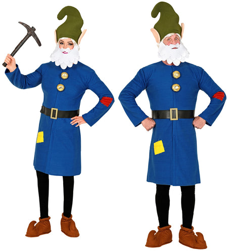 Widmann SRL Kabouter pak blauw volwassenen